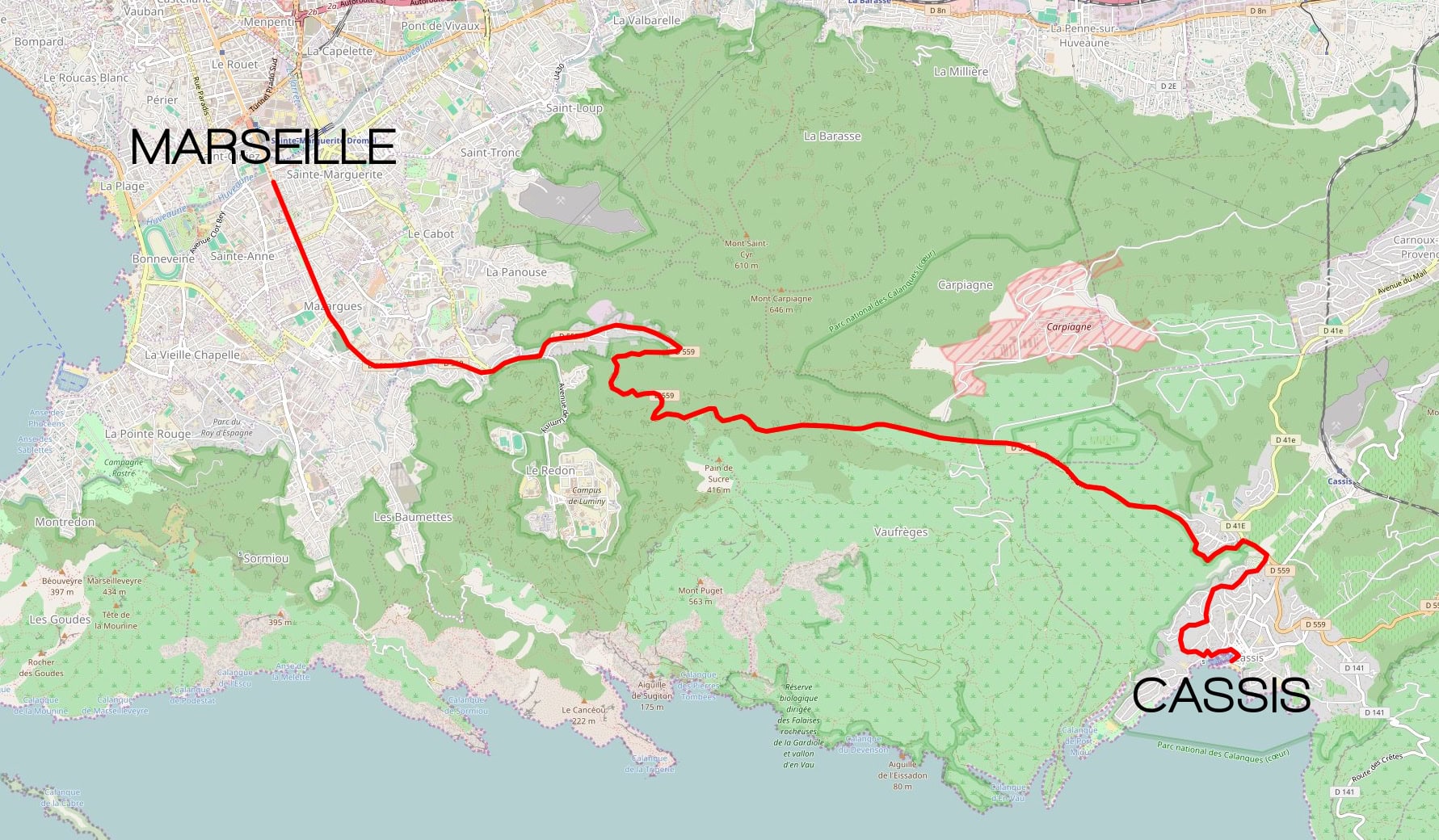 Marathon Marseille-Cassis 2026 — circulation perturbée, anticipez