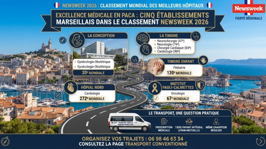 Hôpitaux de Marseille parmi les meilleurs du monde : se faire soigner en PACA, un atout