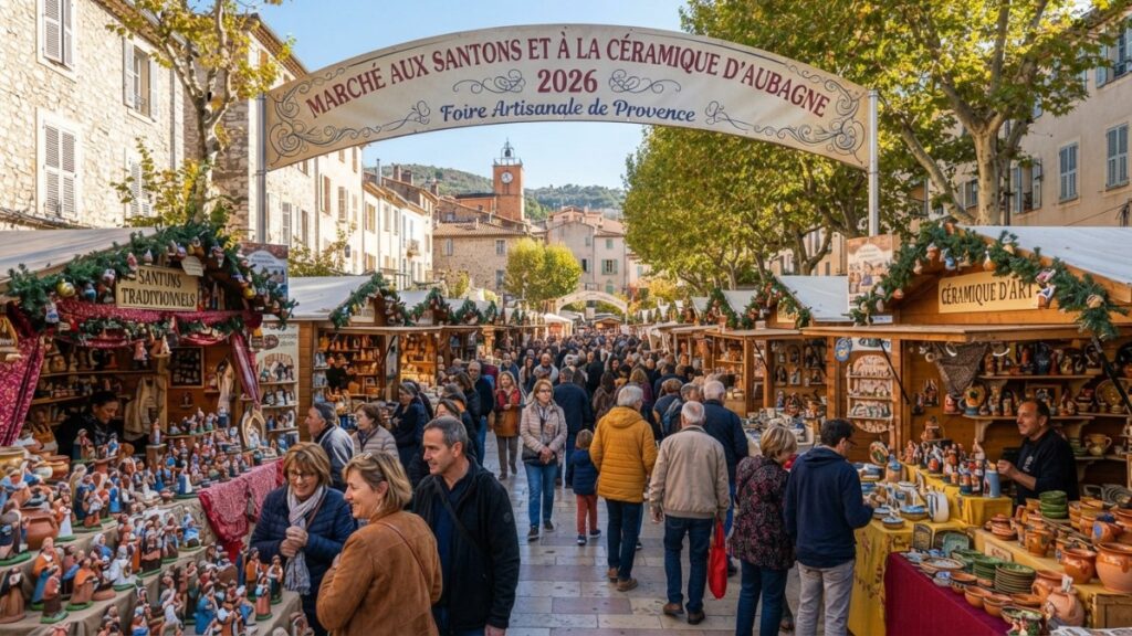 Marché aux Santons et à la Céramique d&rsquo;Aubagne 2026, du 15 novembre au 28 décembre