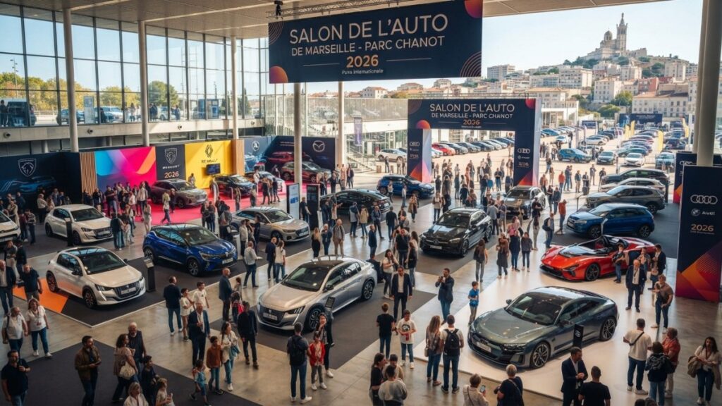 Salon de l&rsquo;Auto de Marseille 2026 au Parc Chanot, du 13 au 15 novembre